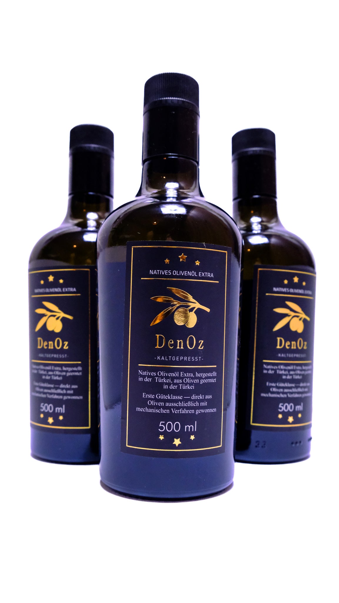 Erstklassiges Natives Olivenöl Extra aus der Türkei 0,5l Flasche zum Verschenken